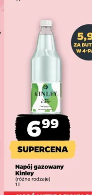 Napój gazowany Kinley promocja w Netto
