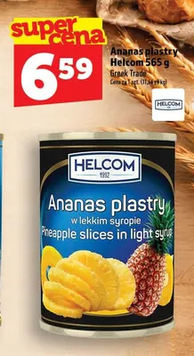 Ananas w puszce plastry Helcom promocja w TOPAZ