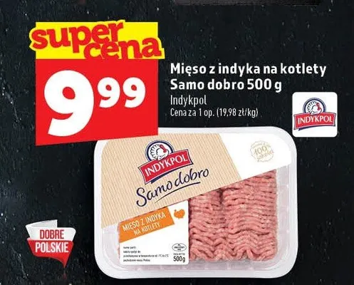 Mięso z indyka na kotlety Samo Dobro Indykpol promocja w TOPAZ