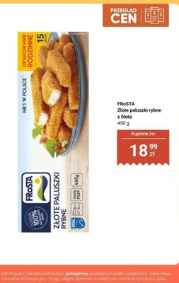 Złote paluszki rybne z fileta promocja w Biedronka