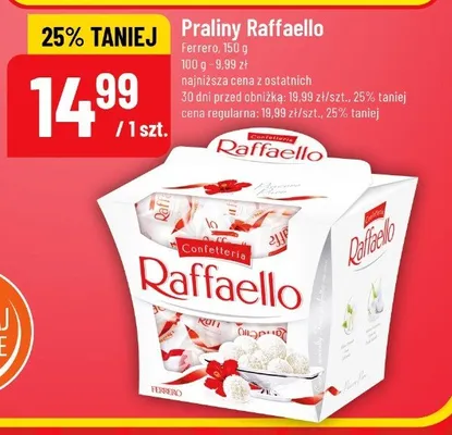 Praliny Raffaello promocja w POLOmarket