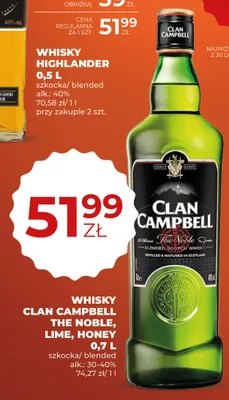Whisky Clan Campbell promocja w Duży Ben