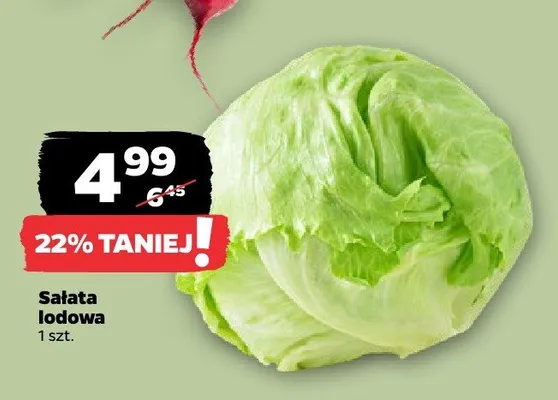 Sałata lodowa promocja w Netto