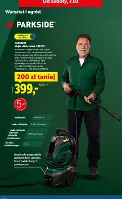Myjka ciśnieniowa 2400W promocja w Lidl