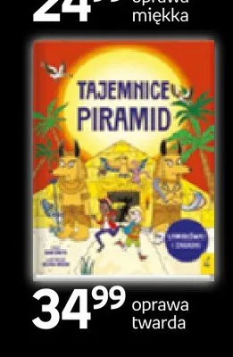 Książka Tajemnice piramid oprawa twarda promocja w Empik