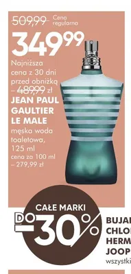 Męska woda toaletowa Jean Paul Gaultier Le Male promocja w Super-Pharm
