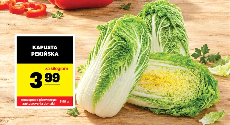 Kapusta pekińska promocja w Gram Market