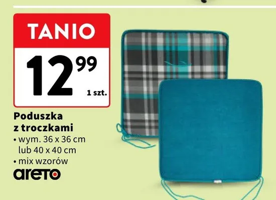 Poduszka z troczkami promocja w Intermarche