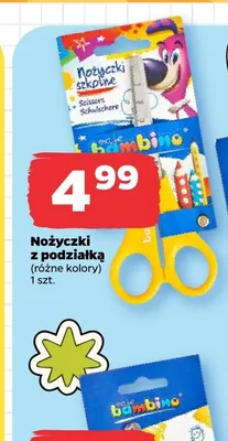 Nożyczki z podziałką Bambino promocja w Netto