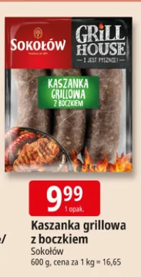 Kaszanka grillowa z boczkiem promocja w Leclerc