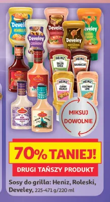 Sosy do grilla Heinz, Roleski, Develey promocja w Auchan
