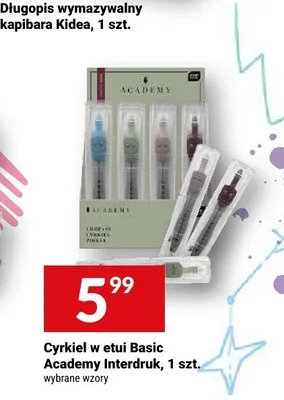 Cyrkiel w etui Basic Academy Interdruk promocja w Twój Market