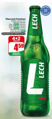 Piwo Lech Premium promocja w Dino