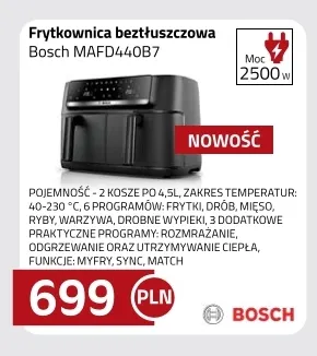 Frytkownica beztłuszczowa Bosch MAFD440B7 promocja w kakto.pl