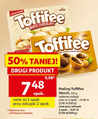 Praliny Toffifee Storck promocja w Auchan