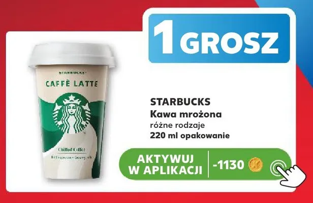 Kawa mrożona Starbucks Caffè Latte promocja w Kaufland