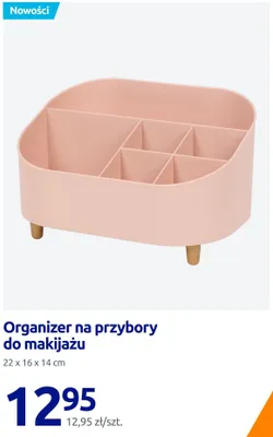 Organizer na przybory do makijażu 22x16x14cm promocja w Action