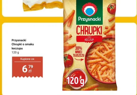 Chrupki o smaku keczupu promocja w Biedronka