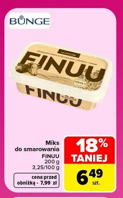Miks do smarowania Finuu promocja w Carrefour
