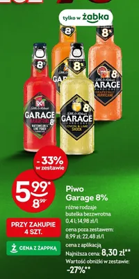 Piwo różne rodzaje promocja w Żabka