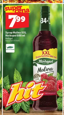 Syrop Malina XXL Herbapol promocja w TOPAZ