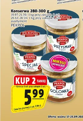 Konserwa Pekpol promocja w Prim Market