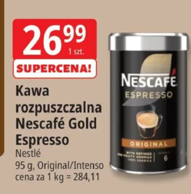 Kawa rozpuszczalna Gold Espresso promocja w Leclerc