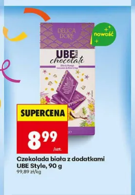 Czekolada biała z dodatkami UBE Style promocja w Biedronka