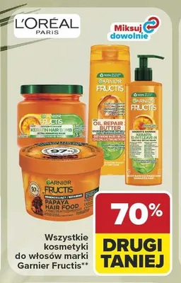 Odżywka do włosów Garnier Fructis Goodbye Damage 10-in-1 promocja w Carrefour Market