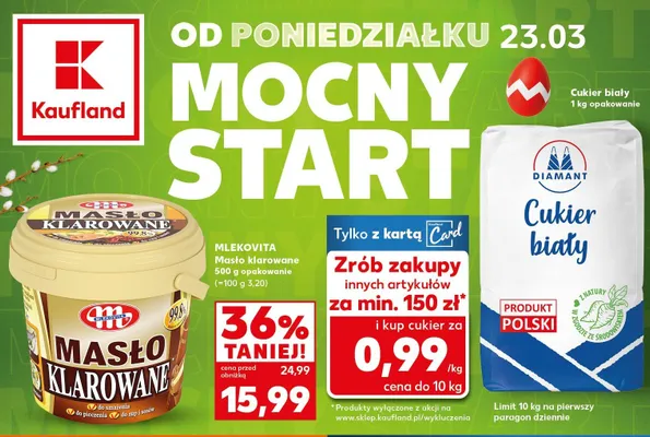 Cukier biały promocja w Kaufland