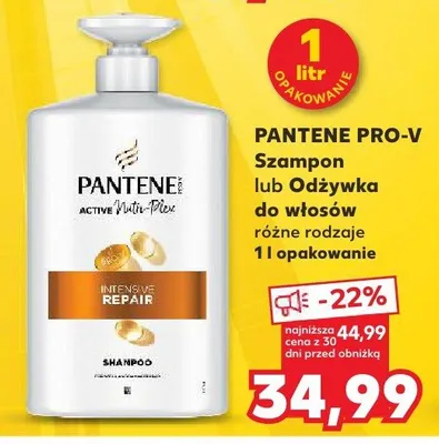Szampon Pantene Pro-V lub Odżywka do włosów różne rodzaje 1 l promocja w Kaufland