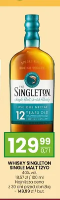 Whisky Singleton Single Malt 12YO promocja w Twój Market
