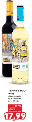 Wino Tram 68 Tejo białe promocja w Kaufland