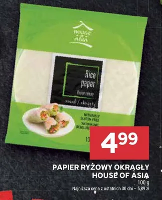 Papier ryżowy okrągły promocja w Stokrotka
