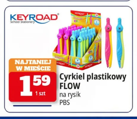Cyrkiel plastikowy Keyroad Flow promocja w Leclerc