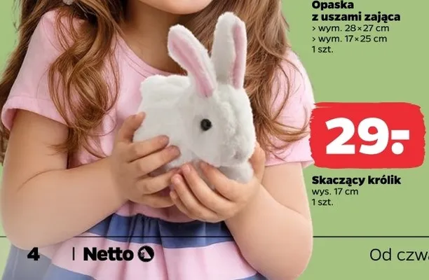 Skaczący królik promocja w Netto
