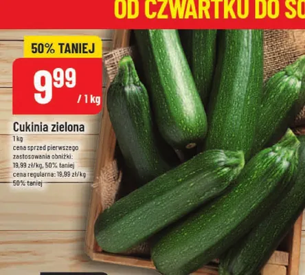 Cukinia zielona promocja w POLOmarket
