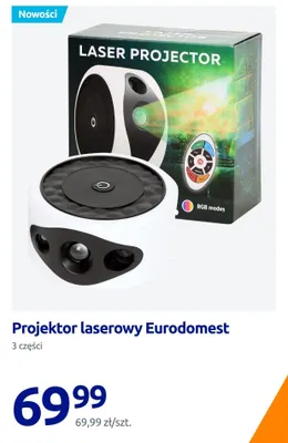 Projektor laserowy Eurodomest promocja w Action
