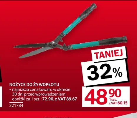 Nożyce do żywopłotu promocja w Selgros