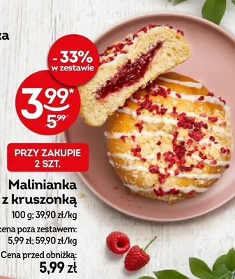 Malinianka z kruszonką promocja w Żabka
