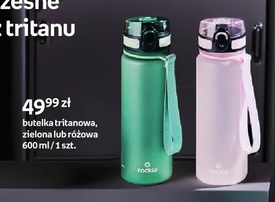 Butelka tritanowa Rockle różowa promocja w Empik