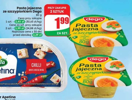 Ser Apetina Snack Chilli promocja w Dino