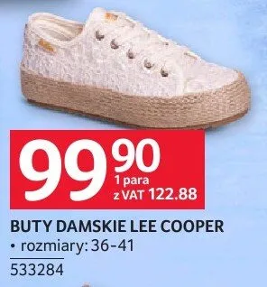 Buty damskie Lee Cooper, rozmiary 36-41 promocja w Selgros