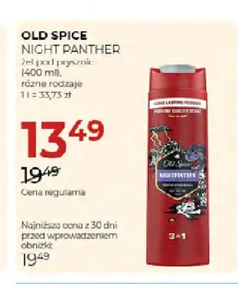 Żel pod prysznic Old Spice Night Panther promocja w Drogerie Jawa