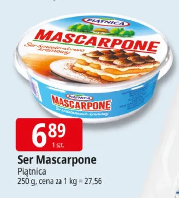 Ser Mascarpone promocja w Leclerc