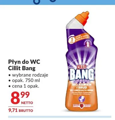 Płyn do WC Cillit Bang promocja w Makro