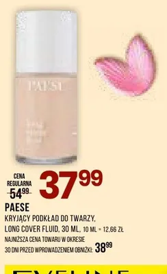 Kryjący podkład do twarzy Paese Long Cover Fluid promocja w Drogerie Natura
