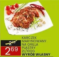 Karczek marynowany na grilla plastry promocja w Wafelek