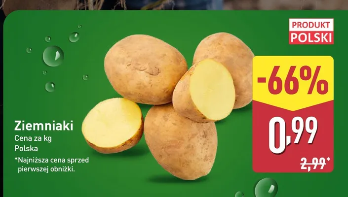 Ziemniaki polskie promocja w Aldi