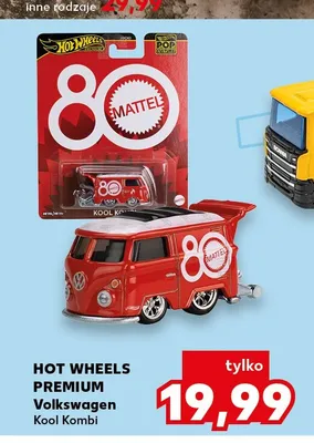 Model samochodu Volkswagen Kool Kombi Hot Wheels Premium promocja w Kaufland